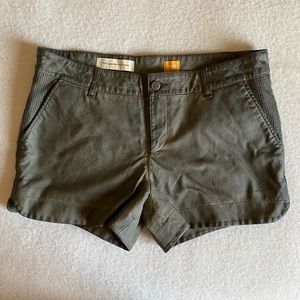 Faux Leather shorts from Anthropologie